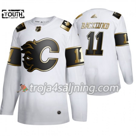 Calgary Flames tröja Mikael Backlund 11 2019-2020 Adidas Golden Edition Vit Authentic - NHL Tröjor Barn Calgary Flames tröja Mikael Backlund 11 2019-2020 Adidas Golden Edition Vit Authentic - NHL Tröjor Barn